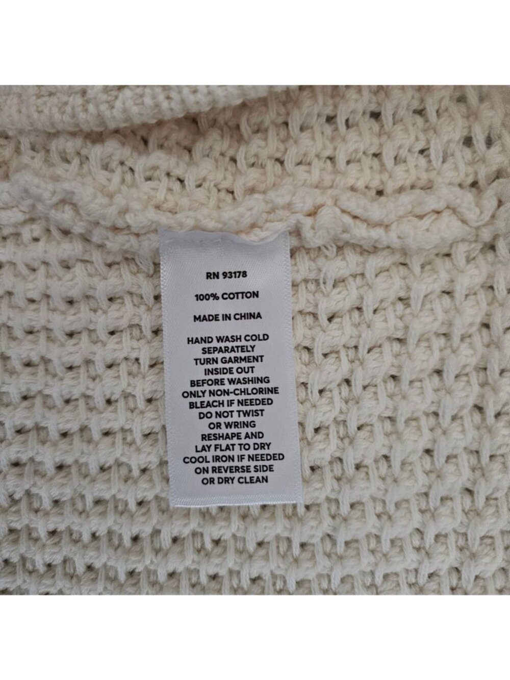 Magaschoni Cream Textured Knit Sleeveless Button-Front Sweater Vest Size Large - Picture 7 of 10